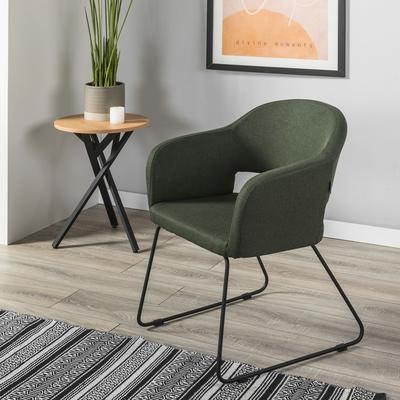 Стул R-Home Кресло Oscar тёмно-зеленый/Линк арт. 410118123h_Dark_Green_черн