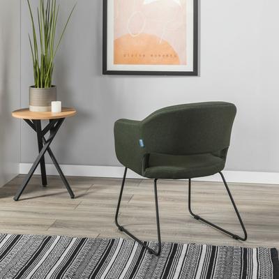 Стул R-Home Кресло Oscar тёмно-зеленый/Линк арт. 410118123h_Dark_Green_черн