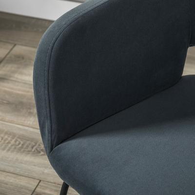 Стул R-Home Кресло Oscar Diag grey/Линк арт. 410118143h_Diaggrey_черн