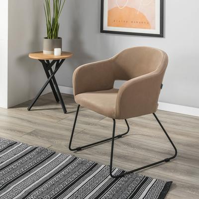 Стул R-Home Кресло Oscar Diag beige/Линк арт. 410118153h_Diagbeige_черн_линк