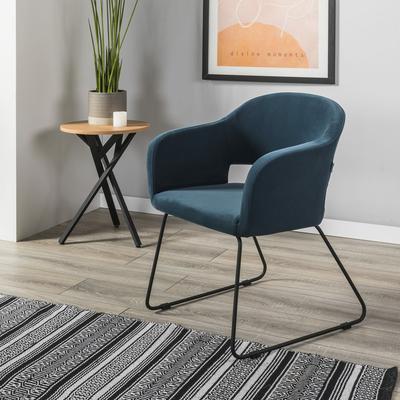 Стул R-Home Кресло Oscar Diag blue/Линк арт. 410118163h_Diagblue_черн