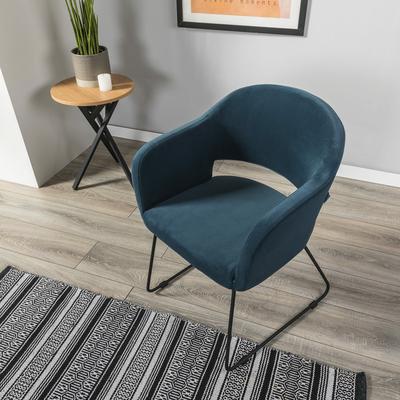 Стул R-Home Кресло Oscar Diag blue/Линк арт. 410118163h_Diagblue_черн