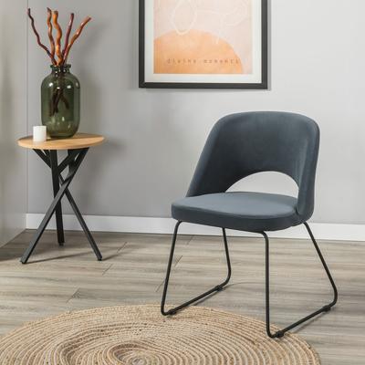 Стул R-Home Стул Lars Diag grey/Линк арт. 410120143h_Diaggrey_черн
