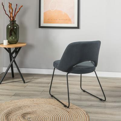 Стул R-Home Стул Lars Diag grey/Линк арт. 410120143h_Diaggrey_черн