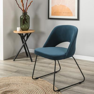 Стул R-Home Стул Lars Diag blue/Линк арт. 410120153h_Diagblue_черн
