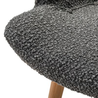 Кресло R-Home Кресло Хайбэк темно-серый/нат.бук арт. 4101060120h_Grey_н.бук