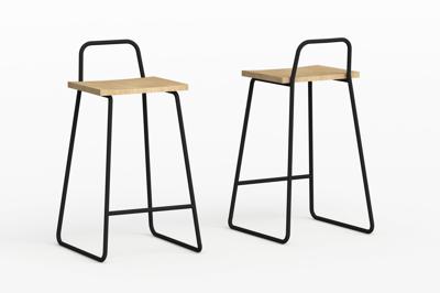 Стул барный Woodi Furniture Барный стул Bauhaus арт. BHBS-SN