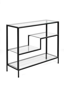 Консоль AllConsoles Консольный стол 1011-CB clear черный муар арт. 1011-CB clear