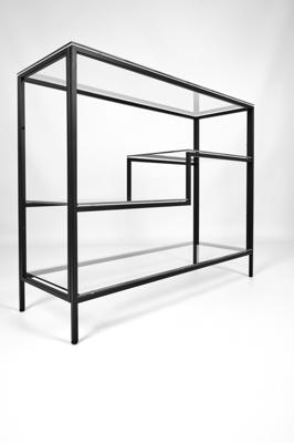 Консоль AllConsoles Консольный стол 1011-CB clear черный муар арт. 1011-CB clear