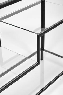 Консоль AllConsoles Консольный стол 1011-CB clear черный муар арт. 1011-CB clear