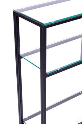 Консоль AllConsoles Консольный стол 1012-CB clear черный муар арт. 1012-CB clear