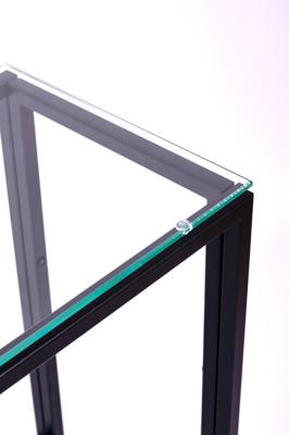 Консоль AllConsoles Консольный стол 1012-CB clear черный муар арт. 1012-CB clear