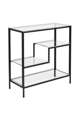 Консоль AllConsoles Консольный стол 1013-CB clear черный муар арт. 1013-CB clear