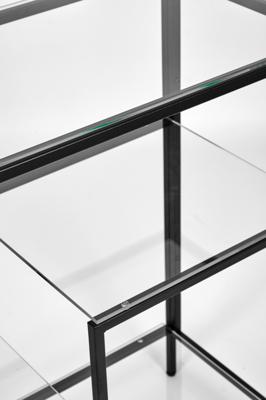Консоль AllConsoles Консольный стол 1013-CB clear черный муар арт. 1013-CB clear