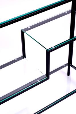 Консоль AllConsoles Консольный стол 1014-CB clear черный муар арт. 1014-CB clear