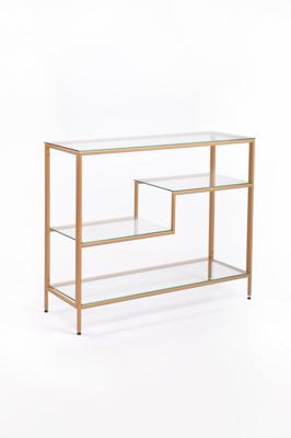 Консоль AllConsoles Консольный стол 1011-CG clear золотой арт. 1011-CG clear