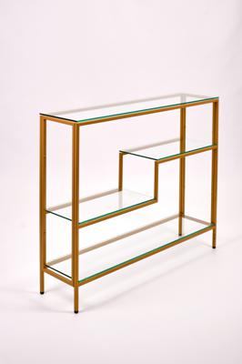 Консоль AllConsoles Консольный стол 1012-CG clear золотой арт. 1012-CG clear