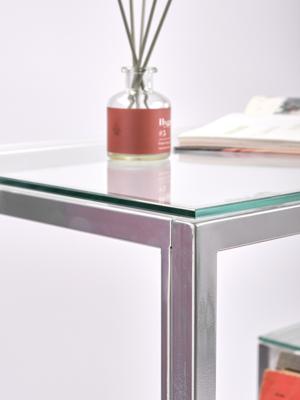 Консоль AllConsoles Консольный стол 1011-CS clear серебряный арт. 1011-CS clear