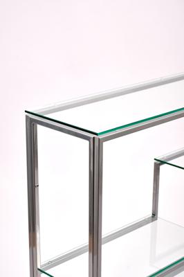 Консоль AllConsoles Консольный стол 1012-CS clear серебряный арт. 1012-CS clear