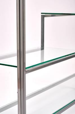 Консоль AllConsoles Консольный стол 1012-CS clear серебряный арт. 1012-CS clear