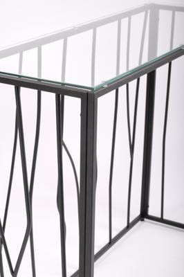 Консоль AllConsoles Консольный стол 1021-CB clear черный муар арт. 1021-CB clear