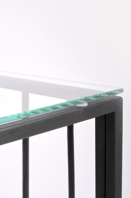 Консоль AllConsoles Консольный стол 1021-CB clear черный муар арт. 1021-CB clear