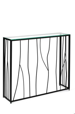 Консоль AllConsoles Консольный стол 1022-CB clear черный муар арт. 1022-CB clear