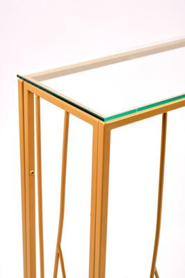 Консоль AllConsoles Консольный стол 1022-CG clear золотой арт. 1022-CG clear