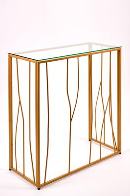 Консоль AllConsoles Консольный стол 1023-CG clear золотой арт. 1023-CG clear