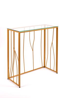 Консоль AllConsoles Консольный стол 1023-CG clear золотой арт. 1023-CG clear