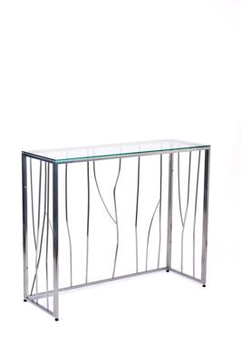 Консоль AllConsoles Консольный стол 1021-CS clear серебряный арт. 1021-CS clear
