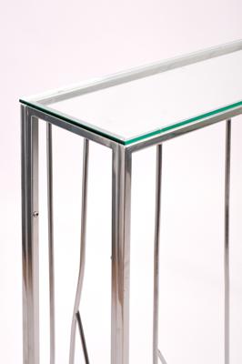 Консоль AllConsoles Консольный стол 1022-CS clear серебряный арт. 1022-CS clear