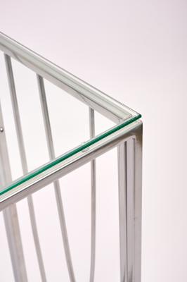 Консоль AllConsoles Консольный стол 1023-CS clear серебряный арт. 1023-CS clear