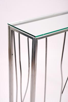 Консоль AllConsoles Консольный стол 1024-CS clear серебряный арт. 1024-CS clear