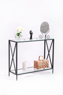 Консоль AllConsoles Консольный стол 1031-CB clear черный муар арт. 1031-CB clear
