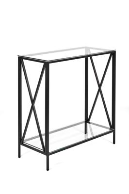 Консоль AllConsoles Консольный стол 1033-CB clear черный муар арт. 1033-CB clear