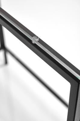 Консоль AllConsoles Консольный стол 1033-CB clear черный муар арт. 1033-CB clear