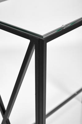 Консоль AllConsoles Консольный стол 1033-CB clear черный муар арт. 1033-CB clear