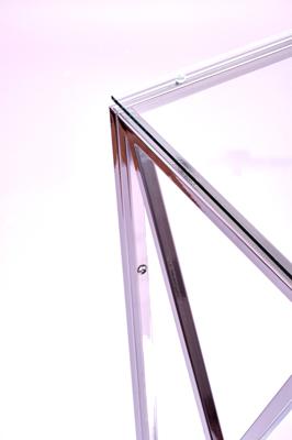 Консоль AllConsoles Консольный стол 1031-CS clear серебряный арт. 1031-CS clear