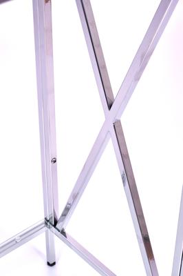 Консоль AllConsoles Консольный стол 1033-CS clear серебряный арт. 1033-CS clear