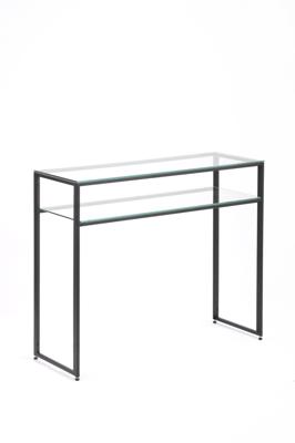 Консоль AllConsoles Консольный стол 1041-CB clear черный муар арт. 1041-CB clear
