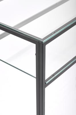 Консоль AllConsoles Консольный стол 1041-CB clear черный муар арт. 1041-CB clear