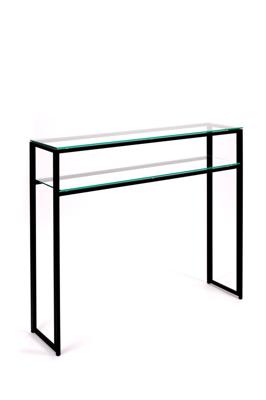 Консоль AllConsoles Консольный стол 1042-CB clear черный муар арт. 1042-CB clear