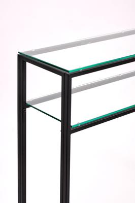 Консоль AllConsoles Консольный стол 1042-CB clear черный муар арт. 1042-CB clear