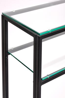 Консоль AllConsoles Консольный стол 1042-CB clear черный муар арт. 1042-CB clear