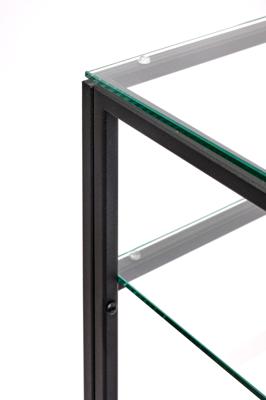 Консоль AllConsoles Консольный стол 1042-CB clear черный муар арт. 1042-CB clear