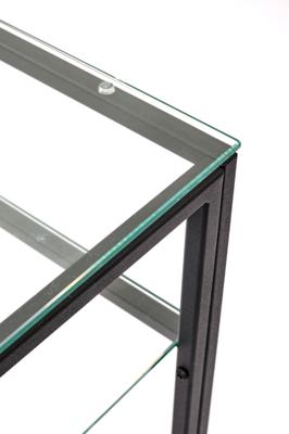 Консоль AllConsoles Консольный стол 1042-CB clear черный муар арт. 1042-CB clear