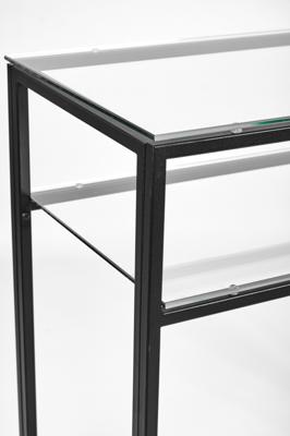 Консоль AllConsoles Консольный стол 1043-CB clear черный муар арт. 1043-CB clear