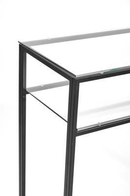 Консоль AllConsoles Консольный стол 1043-CB clear черный муар арт. 1043-CB clear