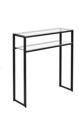 Консоль AllConsoles Консольный стол 1044-CB clear черный муар арт. 1044-CB clear